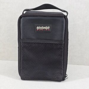Vintage Conductor Series Travel CD Storage Case Black Nylon Strap